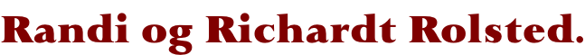 Randi og Richardt Rolsted.